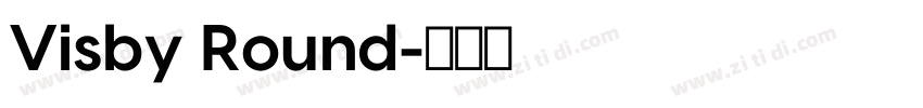 Visby Round字体转换